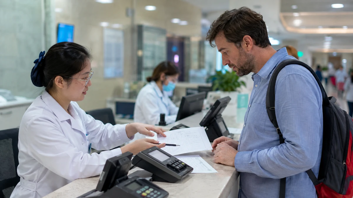 Foreign patient hospital pricing and medical bills in China